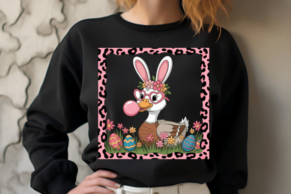 Cute Easter Goose Clipart Sublimation Graphics