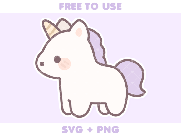 Cute Unicorn Graphics Freebies