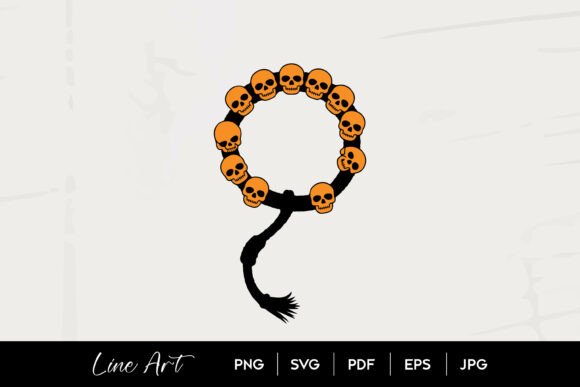 Skull Lasso Rope SVG: Graphics with a Wild Edge
