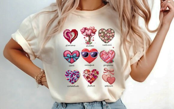 Trendy Valentines Day Sublimation PNG